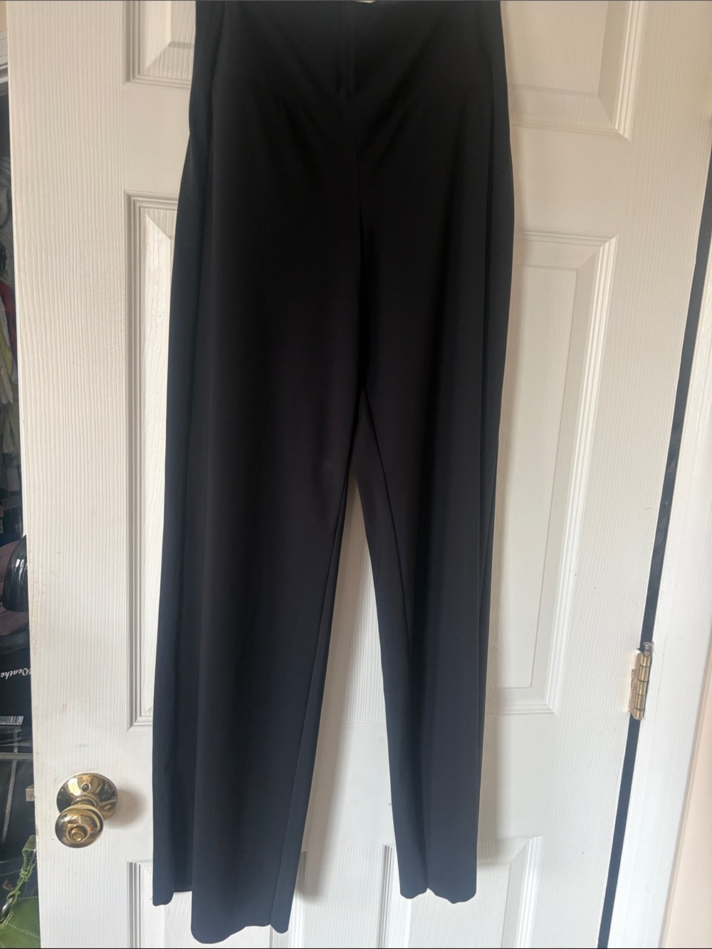 Athleta Black Wide-Leg Pull-On Pants